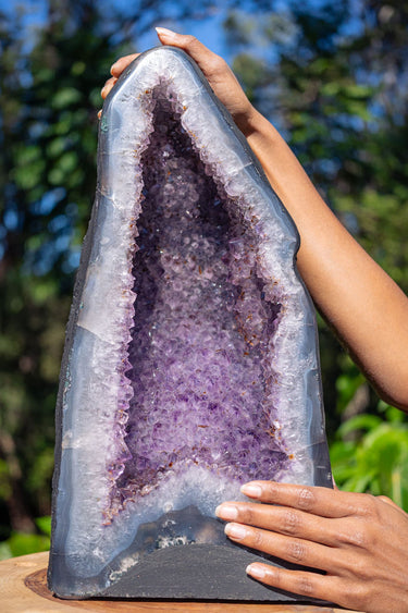 Amethyst Geode of Calm
